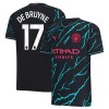 Camisola Manchester City De Bruyne 17 Homen Equipamento 3ª 23/24